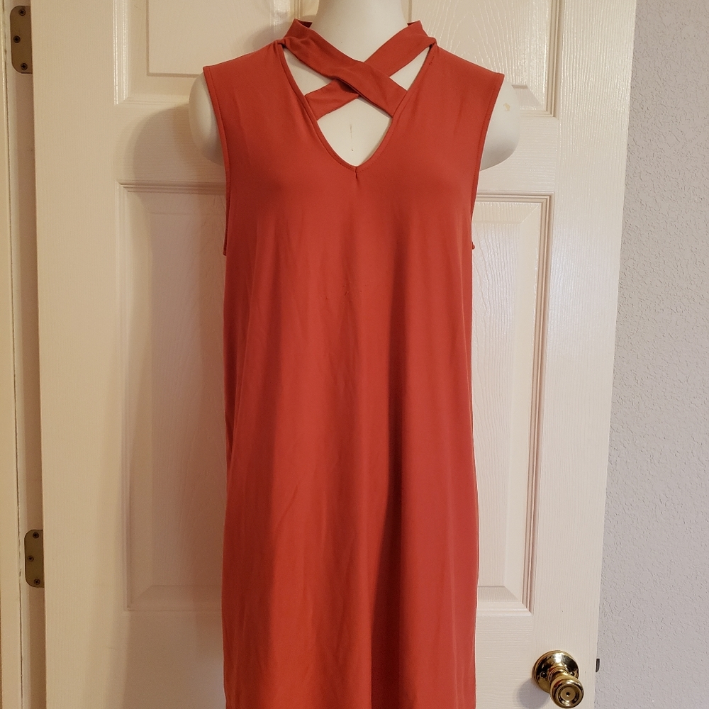Orange Women's Sleeveless Shirt